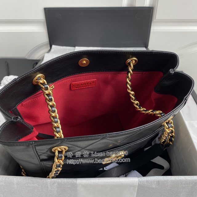 Chanel女包 香奈兒2021早春最新度假系列購物袋 Chanel真皮手袋 AS2295  djc4239